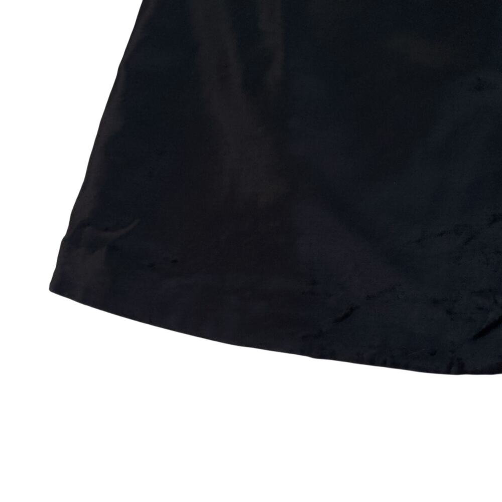 Free People Funkytown Black Velvet A line Mini Skirt Zip Front Sz 12 NWT - Picture 11 of 16
